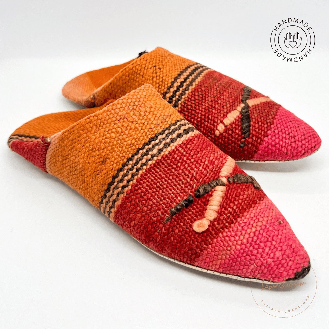yasmina babouche slipper babouche kilim rug handmade design baboochic.com
