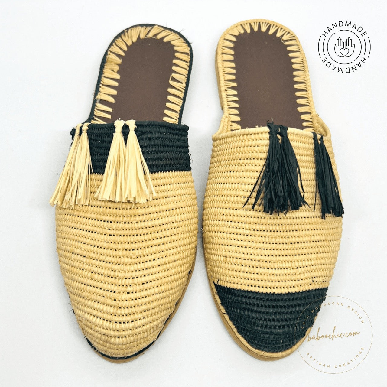 atlas raffia babouche mule babouche raffia design baboochic.com