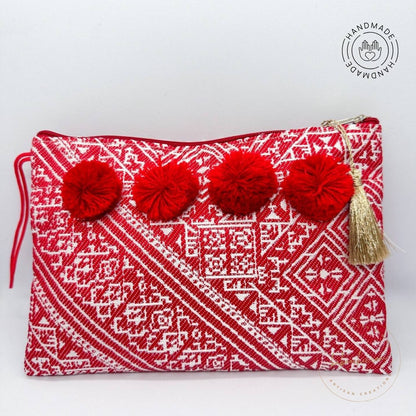 handmade fabric moroccan style handbag with cultural design baboochic.com