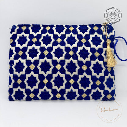 handmade fabric moroccan style handbag with cultural design baboochic.com