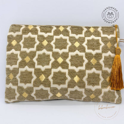 handmade fabric moroccan style handbag with cultural design baboochic.com